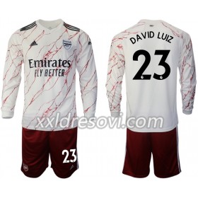 Arsenal David Luiz 23 Drugi Dječji Komplet Dresovi za Nogomet 2020-2021 Dugim Rukavima (+ kratke hlače)